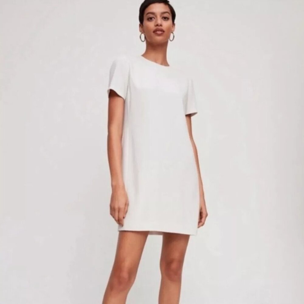 Aritzia Babaton Patricio dress in grey color